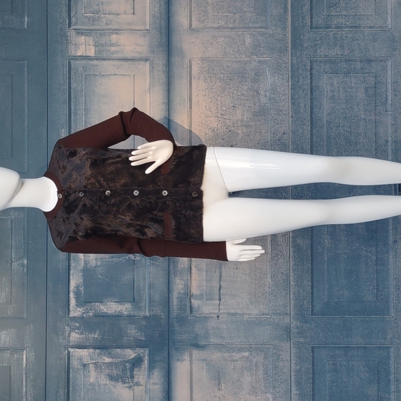 Adrienne Vittadini Ladies Luxury Pure Wool Front Placket Cardigan Sweater - Picture 10 of 17